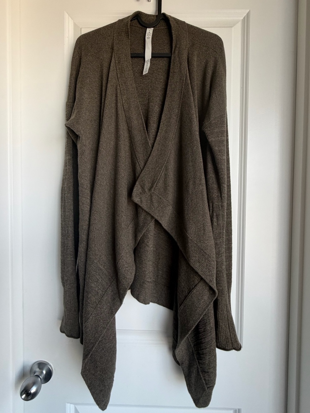 Lululemon Still Movement Sweater Cardigan Brown Size 8